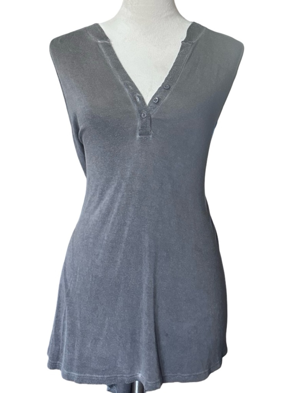 Soft Loose Gray Tank Top CUPIO M